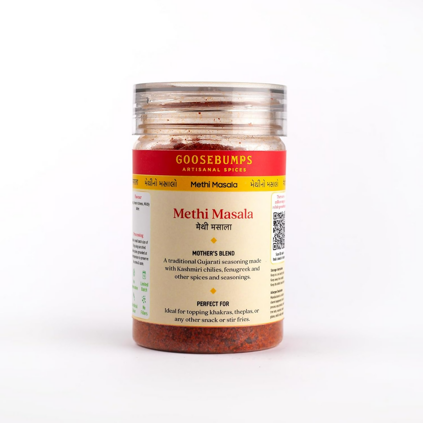 Goosebumps Homemade Methi Masala Powder Gujarati Koro Sambhar