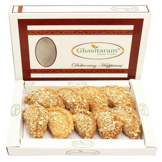 Ghasitaram Holi Sweets - Roasted Oats Gujiya