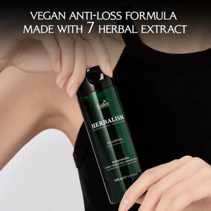 La'dor Herbalism Clarifying Shampoo - Hair Fall Control Korean Shampoo with 7 Herbs & 20 Amino Acids