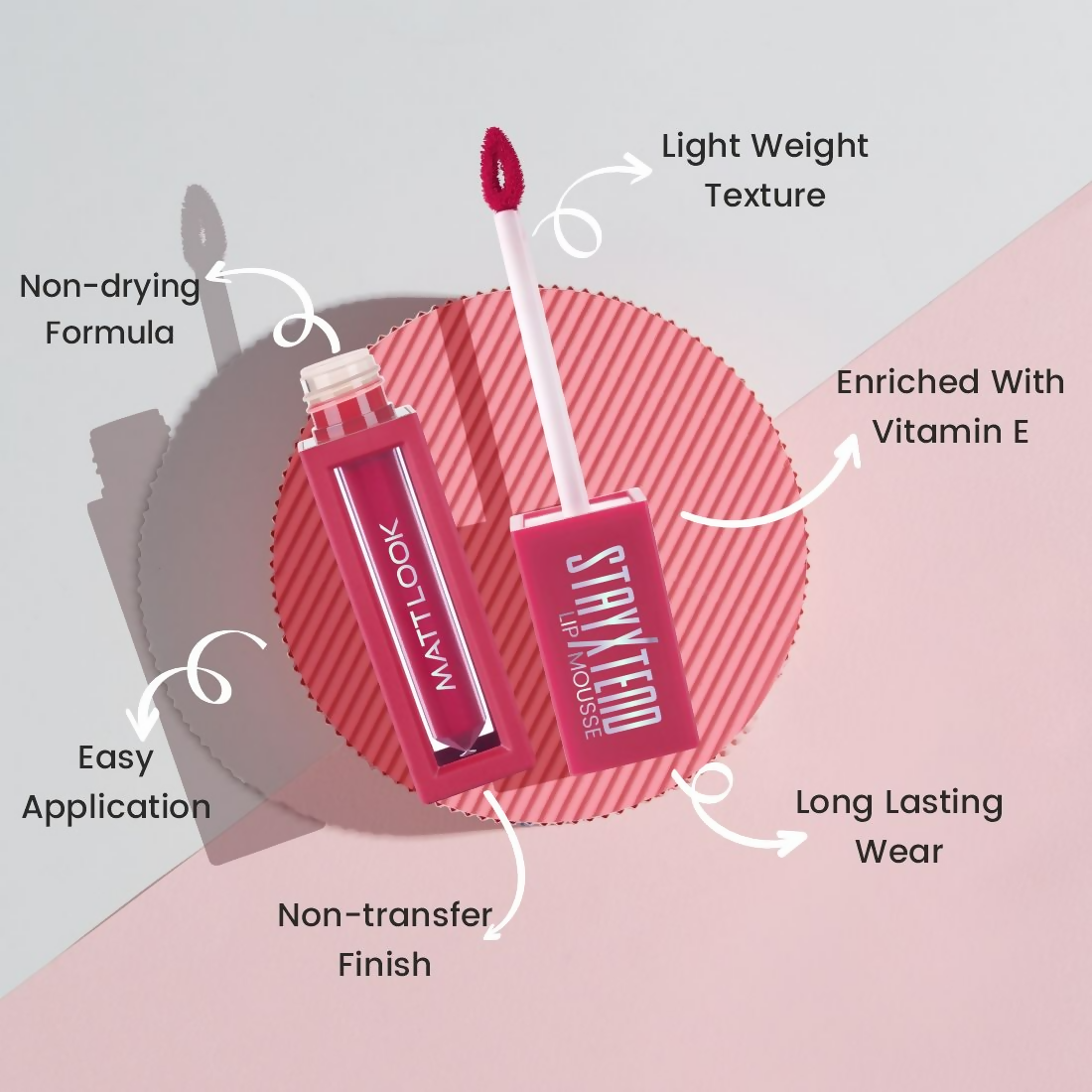 Matt Look Stayxtend Lip Mousse - Berry Love