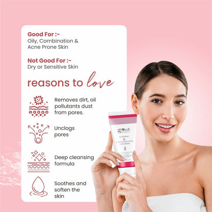 Globus Naturals Glycolic & 1% Salicylic Acid Face wash