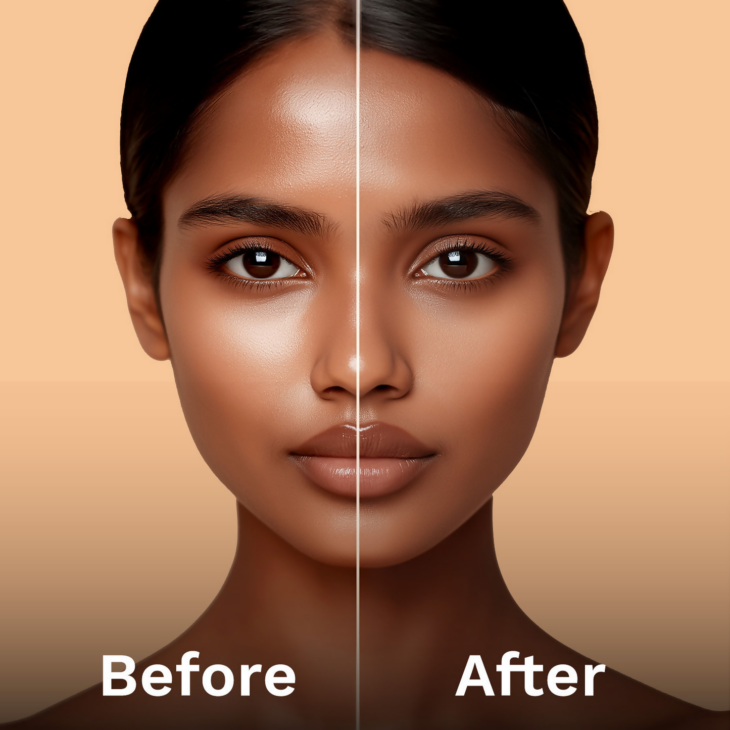Pilgrim Matte Finish Compact Powder With SPF 25 - Caramel-25
