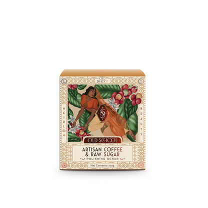 Old School Rituals Artisan Coffee & Raw Sugar Polishing Scrub