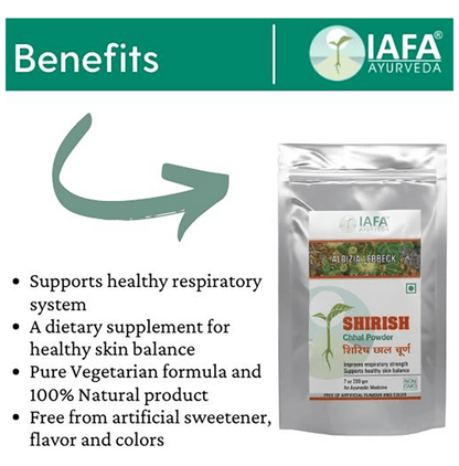 Iafa Ayuveda Shirish Chhal  Powder