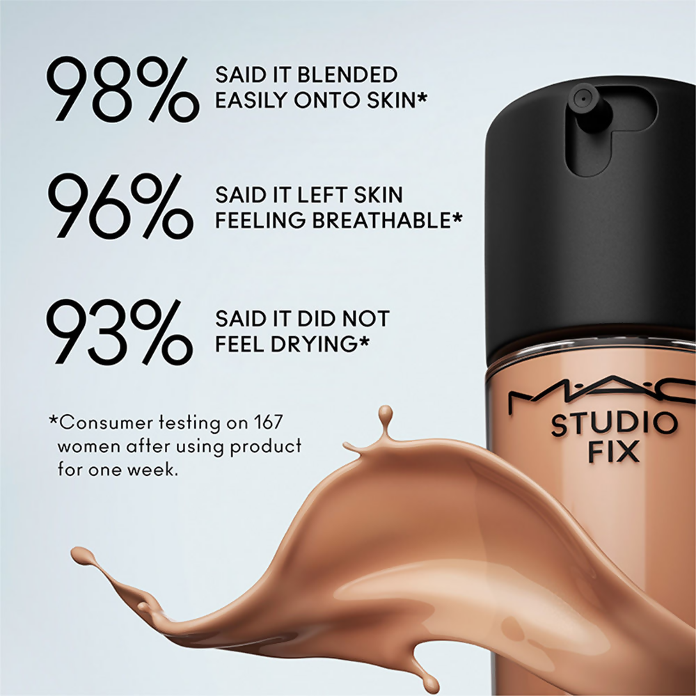 M.A.C Studio Fix Fluid SPF 15 Mini Soft Matte Foundation With Hyaluronic Acid - NC35