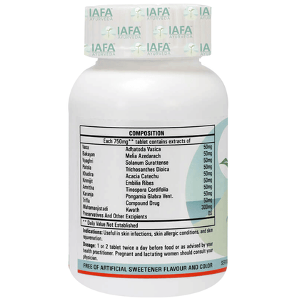 Iafa Ayuveda Skin Detox Tablets